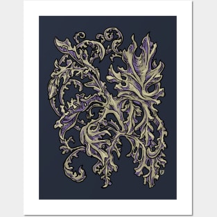 Floral Ornaments Posters and Art